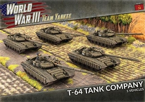 Team Yankee - TSBX30 T-64 Tank Company (x5 Plastic)