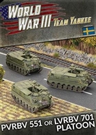 Team Yankee - TSWBX05 Swedish Pvrbv 551 or Lvrbv 701 Platoon (x3)