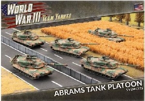 Team Yankee - M1A1 Abrams Tank Platoon TUBX18 plastic