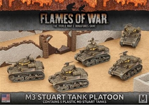 Flames of War - UBX56 M3 Stuart Tank Platoon