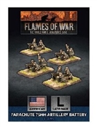 Flames of War - UBX66 Parachute 75mm Artillery Battery Plastic