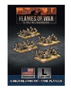 Flames of War - UBX67 Parachute 57mm Anti-Tank Platoon Plastic