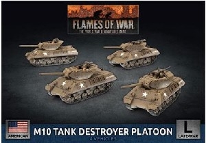 Flames of War - UBX72 M10 3-Inch Tank Destroyer Platoon Plastic