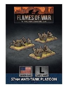 Flames of War - UBX81 57mm Anti-Tank Platoon Plastic