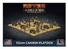 Flames of War - UBX82 105mm Cannon Platoon Plastic