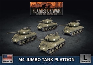 Flames of War - UBX92 M4 Jumbo Tank Platoon