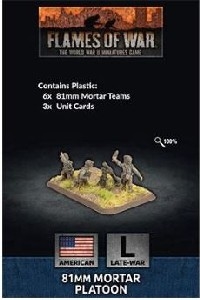 Flames of War - US804 US 81mm Mortar Platoon (plastic)