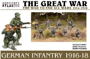 Wargames Atlantic - German Infantry 1916-18 Box Set Plastic