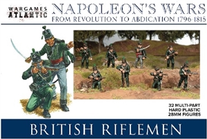 Wargames Atlantic - British Riflemen Box Set Plastic