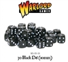 Warlord Games  - 30 Black Dice (10mm)