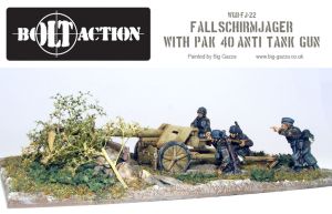 Bolt Action - Fallschirmjager Pak 40 & 4 Crew