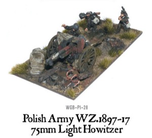 Bolt Action - Polish Army 75mm light artillery