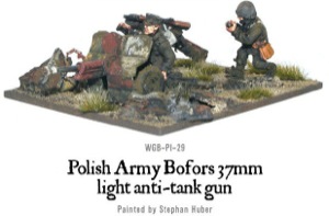 Bolt Action - Polish Army Bofors 37mm anti-tank gun