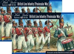 Warlord Games  - Napoleonic War British Line Infantry - Peninsular TWO BOXES
