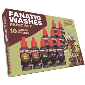 Army Painter Warpaints Fanatic - Washes Paint Set PRE ORDER