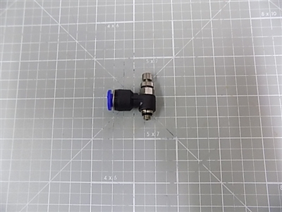 5MM BSP TO 6MM OD TUBE PUSH LOK 90D FLOW AIR FITTING