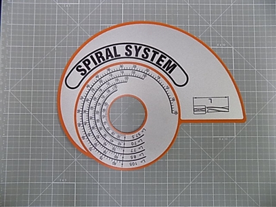SPIRAL PLATE LABEL - SYSTEM 35
