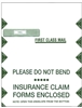 UB-04 Hospital Claim Form Large Left Window Envelope