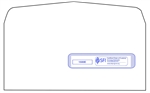 CMS-1500 Claim Form Envelope Standard Size (4½"x 9½") w/ Window (Moisture-Seal)