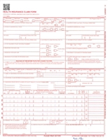 CMS-1500 Claim Form Single Sheet Laser
