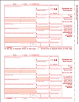 1099-DIV Dividend Fed Copy A Cut Sheet (BDIVFED05)