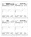 W-2 Employee 4-Up Box Copy B, C, 2 and 2 or Extra Copy Cut Sheet ***