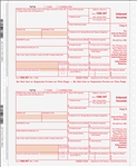 1099INT Interest 4part 1wide Carbonless With State Copy