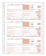 1098 Mortgage Interest 3-Part 1-Wide Carbonless ***