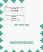 Double Window Mailing Envelope