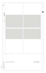 W-2 Blank 4-Up Box w/ Instructions 14" Eccentric Z-Fold (5225)