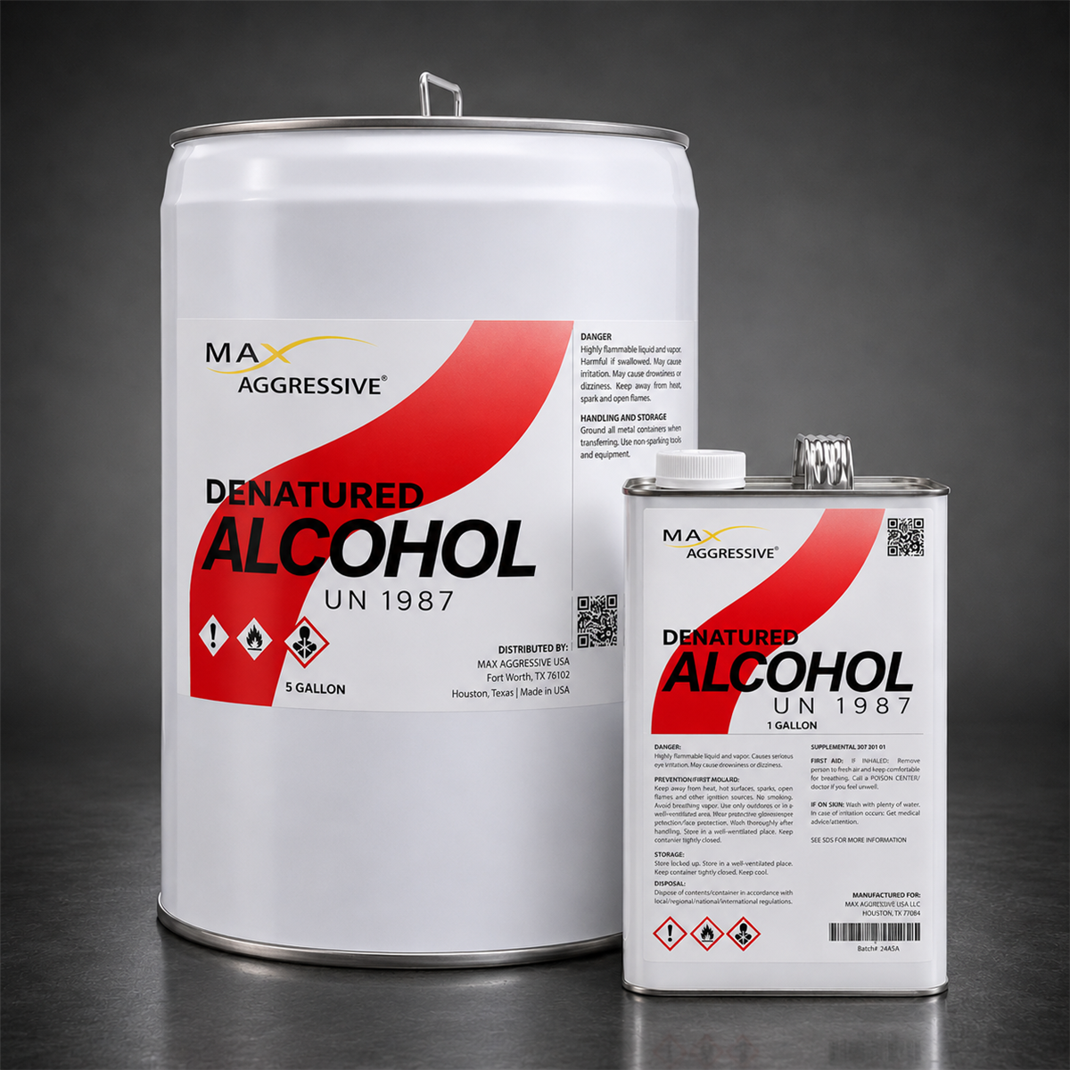 Denaturated Alcohol - 1 Gal | 5 Gal | 55 Gal (Drum)