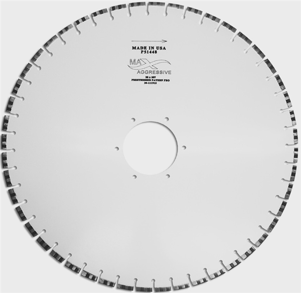 DIAMOND BLADE PRESTRESSED HOLLOW CORE PATTERN DIAMOND 28"