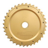 Max Aggressive milling wheel