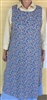 Pinafore Apron Ladies Wildflowers Navy Blue cotton size L 14 16