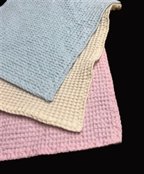 Handmade Jumbo Organic Cotton Waffle Baby Blanket custom made