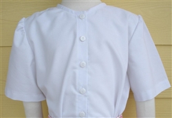 Ladies Classic Blouse White Oxford cotton poly size 6