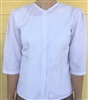 Ladies Princess Blouse Oxford White cotton/poly blend size 10