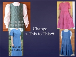 Change A-line skirt to Tiered on Jumpers or Dresses