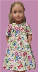 Custom doll nightgown to match girl dress