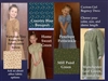Girl Regency Dress Short or Long Sleeves all sizes