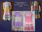 Girl Dress Patchwork Tiered Custom all sizes
