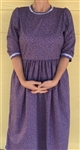 Ladies Dress Slip-on Wisteria purple floral poly/cotton size 8 10