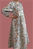 Girl Peasant Dress in Featured Fabric Short Sleeves all sizes