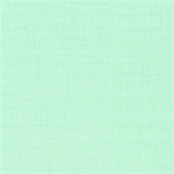 Organic cotton Double Gauze Sea Glass Crinkle Fabric by 1/4 yard