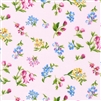 Robert Kaufman Flowerhouse Serene Pink Floral cotton Fabric 1/2 yard