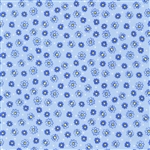 Robert Kaufman Flowerhouse Sunshine Small Blue Floral cotton Fabric 1/2 yard