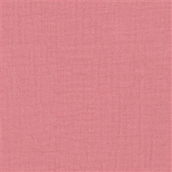 Organic cotton Double Gauze Mauve Crinkle Fabric by the 1/4 yard