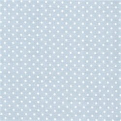 Cotton Double Gauze Gray Dots Fabric by the 1/4 yard