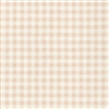 Cotton Double Gauze Tan Check Fabric by the 1/4 yard