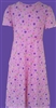 Girl Knit Dress cotton Pink Garden floral size 6 x-long